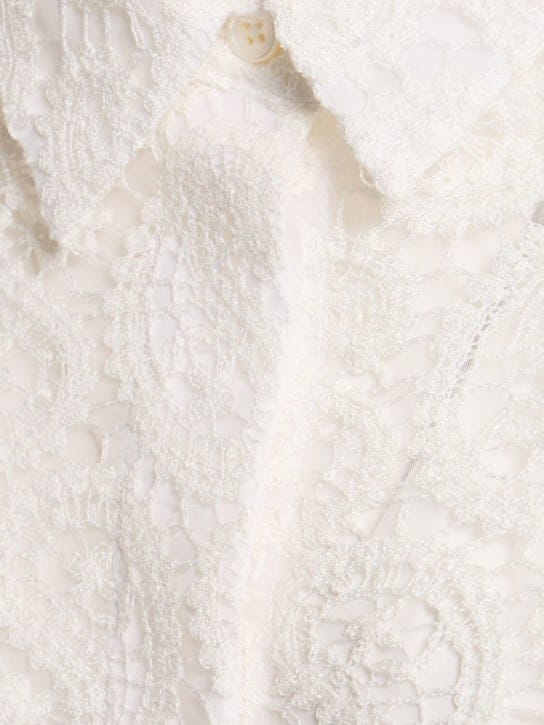 Giambattista Valli: 佩斯里印花蕾丝衬衫
