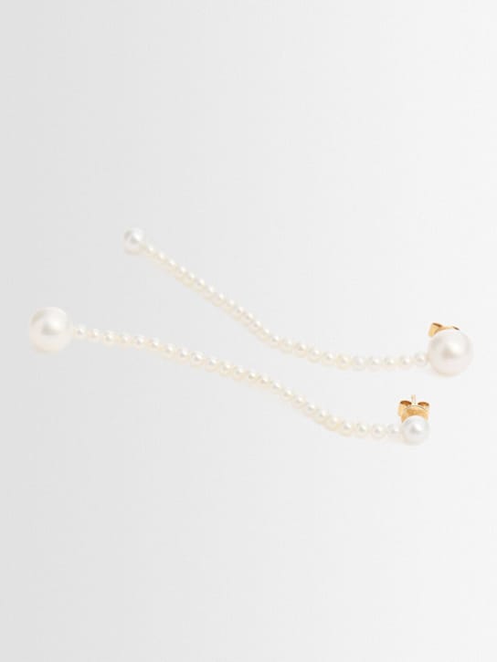 Sophie Bille Brahe: Corinne Grande 14k黄金&珍珠耳环