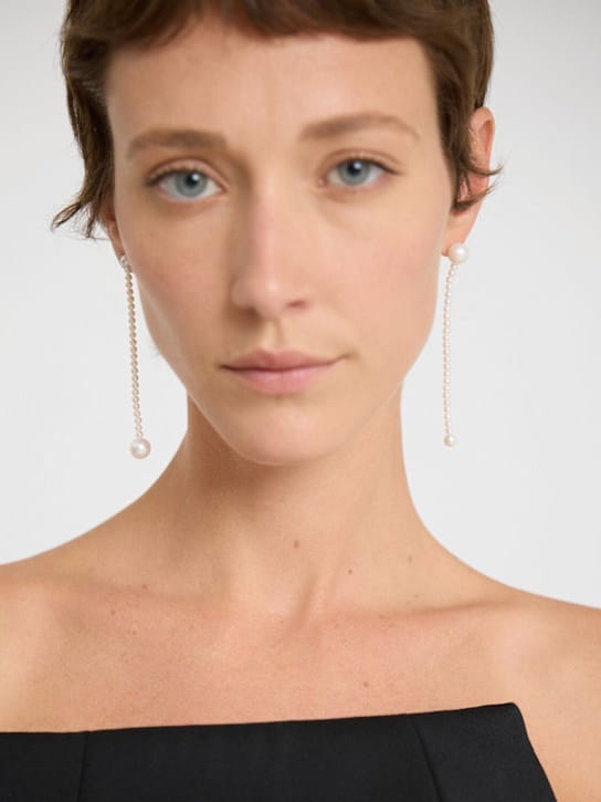 Sophie Bille Brahe - Corinne Grande 14k黄金&珍珠耳环