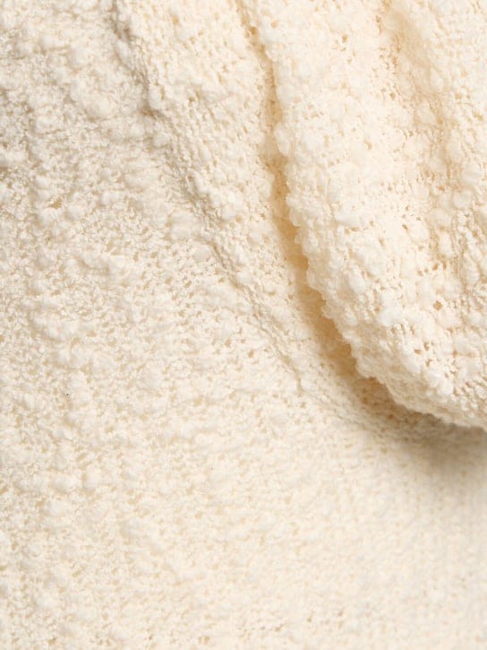 Magda Butrym: Cotton knit dress with cowl neck