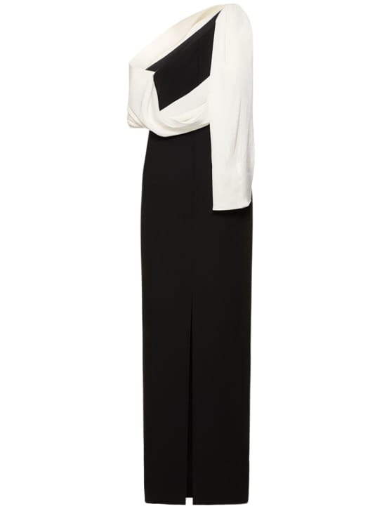Roland Mouret: Abito lungo con drappeggio asimmetrico