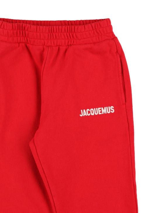 Jacquemus - Logo印花棉质运动裤