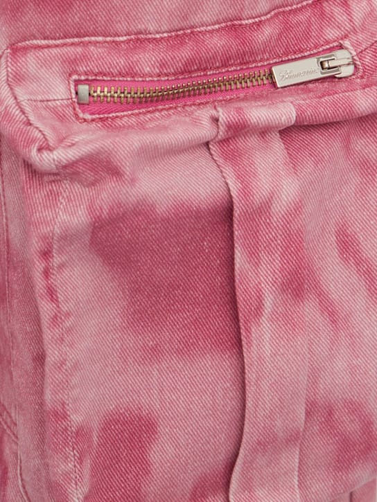 Blumarine: Camouflage cargo pants