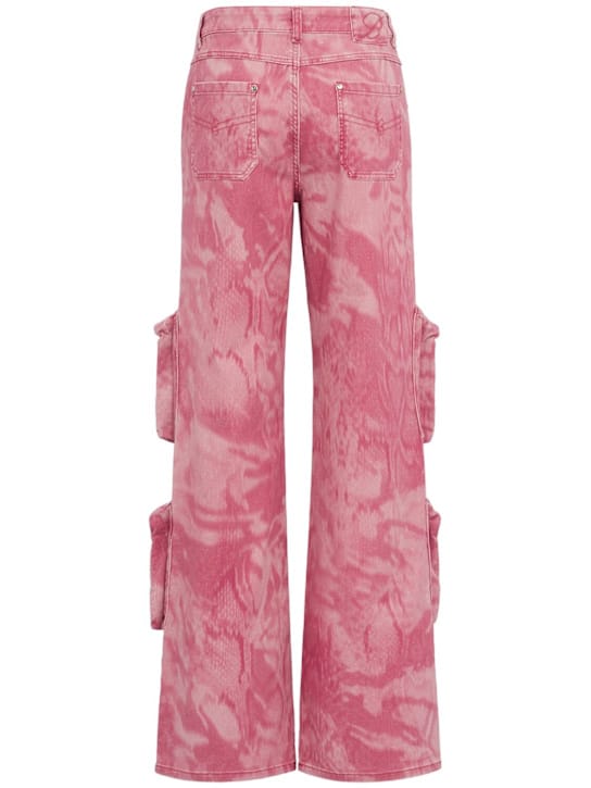 Blumarine - Camouflage cargo pants