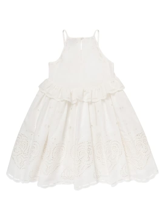 Stella McCartney Kids: Woven cotton voile dress