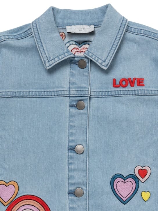 Stella McCartney Kids - Jacke aus Baumwolldenim mit Patches