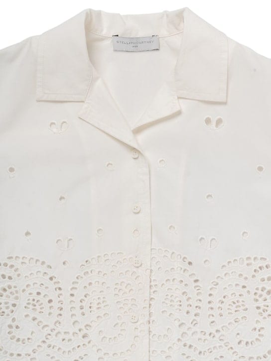 Stella McCartney Kids - Oberteil aus Baumwollpopline