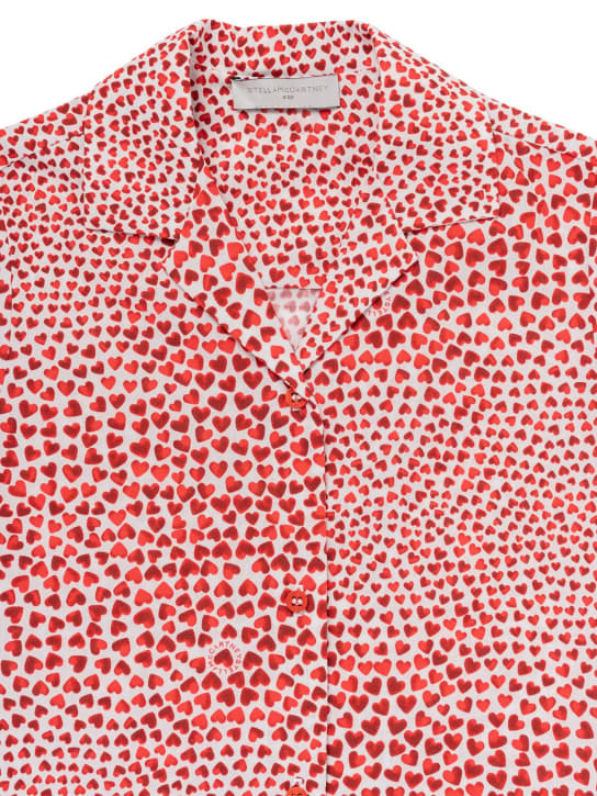 Stella McCartney Kids - Hemd aus Baumwollvoile „AOP“