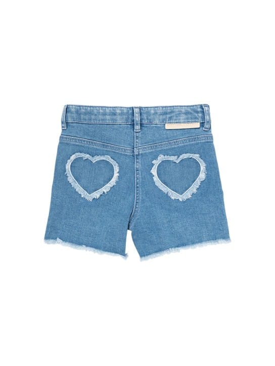 Stella McCartney Kids: Cotton denim shorts