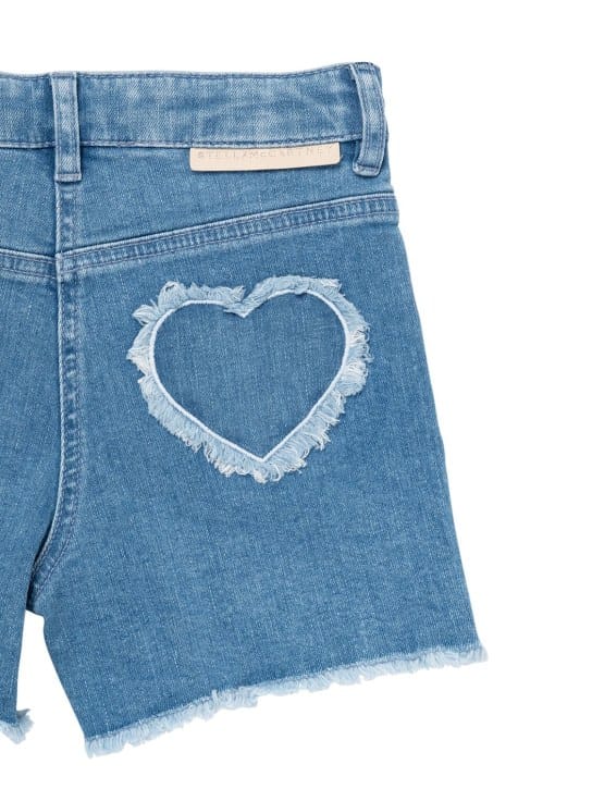 Stella McCartney Kids: Cotton denim shorts