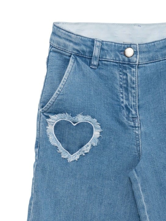 Stella McCartney Kids - Jeans aus Baumwolldenim mit Patches