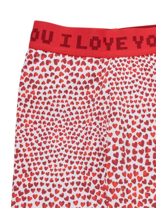 Stella McCartney Kids: All over printed Lycra AOP leggings