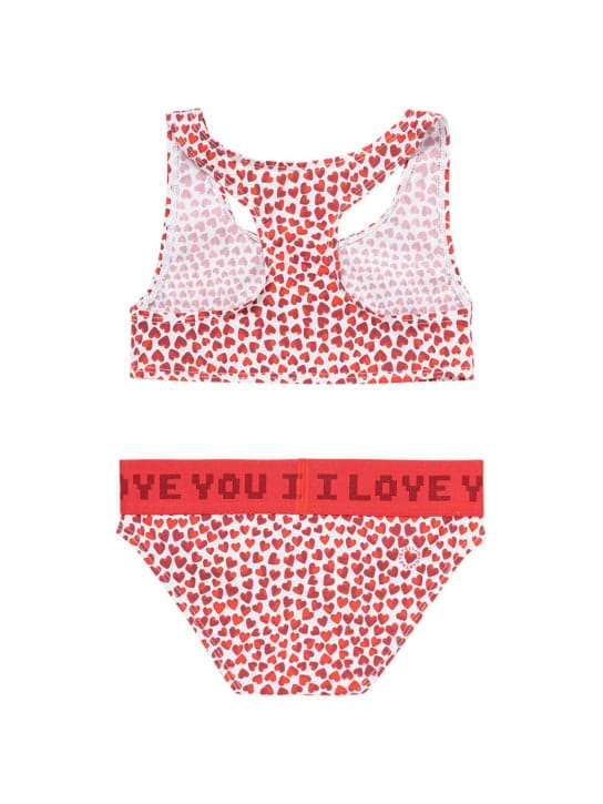 Stella McCartney Kids: All over printed Lycra AOP bikini