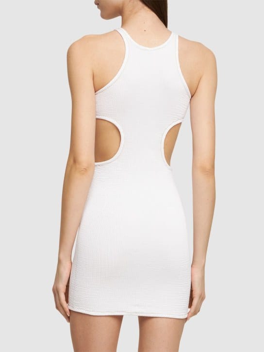 Reina Olga: Miniabito stretch con cut-out