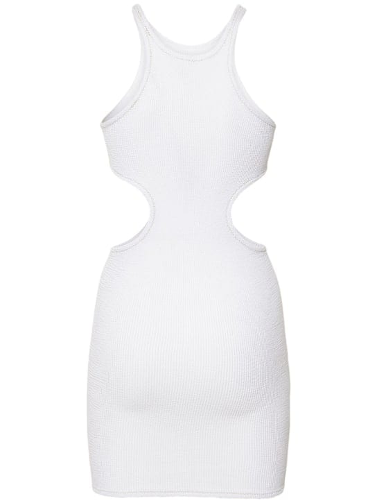 Reina Olga: Miniabito stretch con cut-out