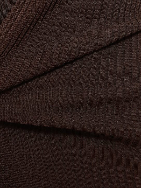 Dion Lee: Ribbed knit maxi dress with cut-outs