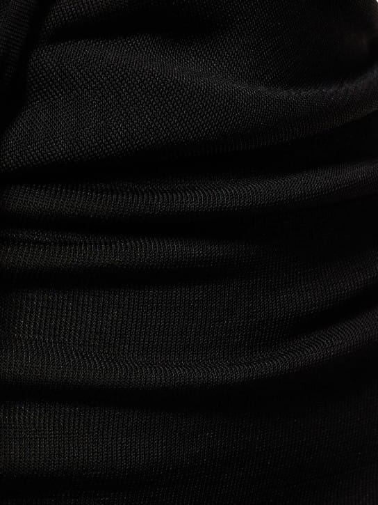 Dion Lee: Abito lungo in maglia con schiena scoperta