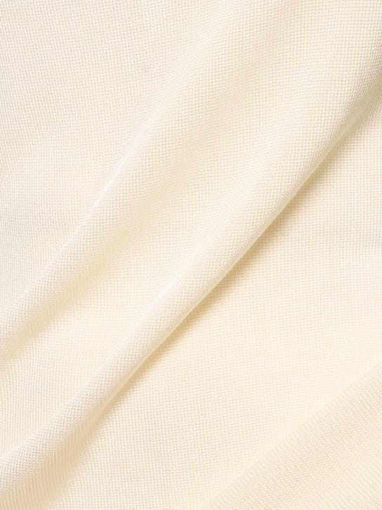 Dion Lee: Abito lungo in maglia con schiena scoperta