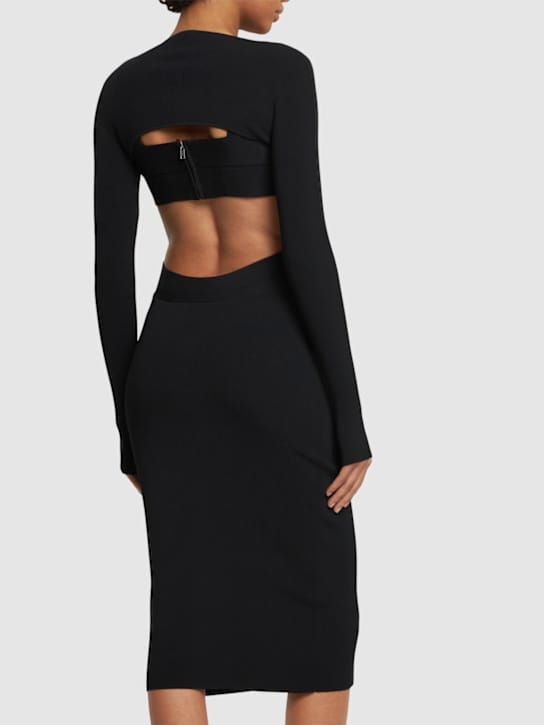 Dion Lee: Cutout long sleeve midi dress