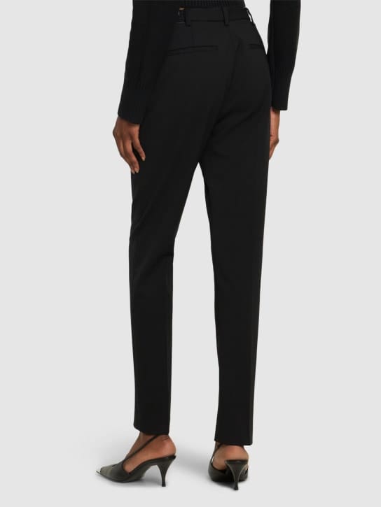 Dion Lee: 精裁弹力羊毛直筒裤