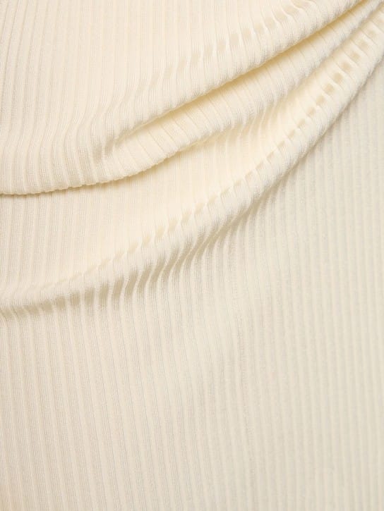 Dion Lee: Ribbed knit cut-out maxi dress