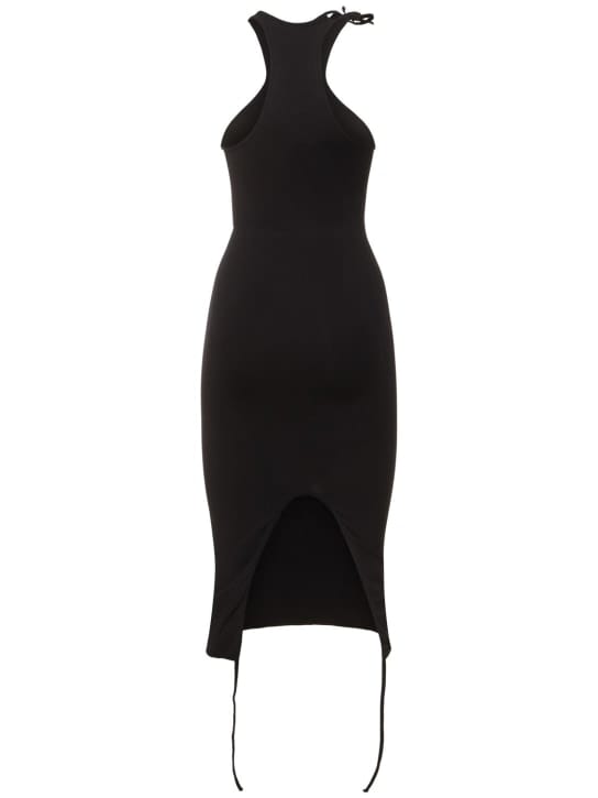 Andreadamo: Halterneck midi dress with slit