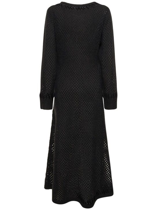 The Garment: Maxikleid aus Ajour-Wolle