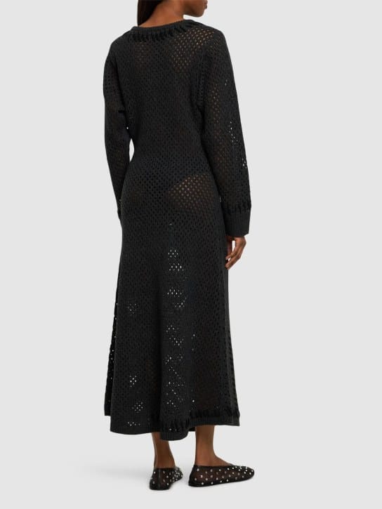 The Garment: Maxikleid aus Ajour-Wolle
