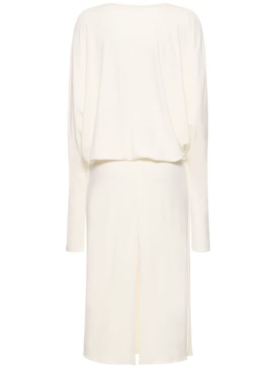 Interior: Midikleid mit tiefem V-Ausschnitt