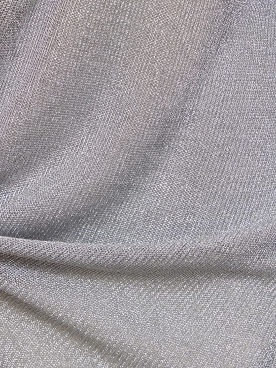 Interior: Vestito lungo in maglia con scollo a V