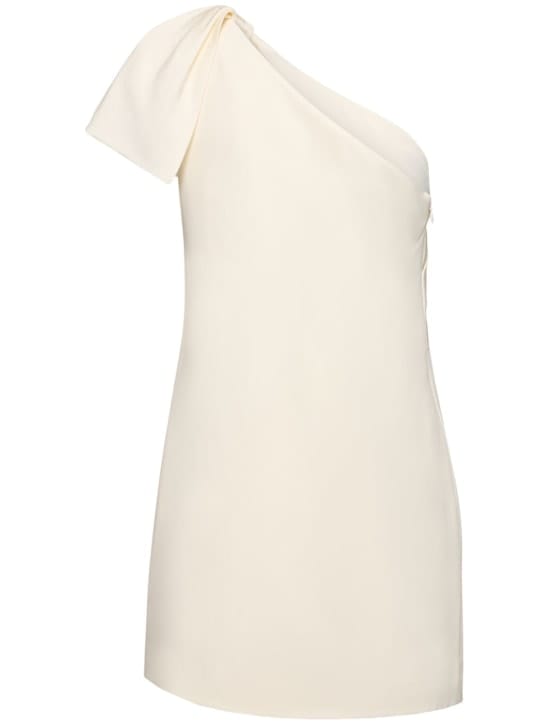 Roland Mouret: Miniabito monospalla in crêpe drappeggiato