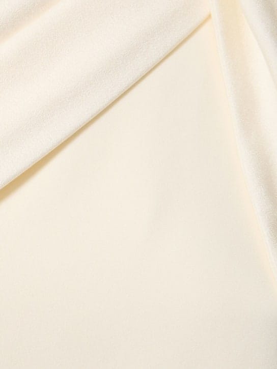 Roland Mouret: Miniabito monospalla in crêpe drappeggiato