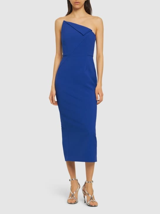 Roland Mouret: Abito midi con scollo asimmetrico