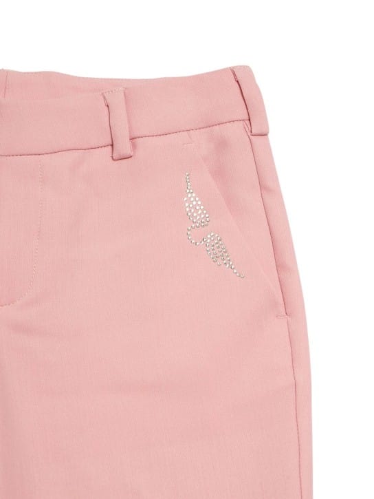 Zadig&Voltaire: Embellished logo twill pants