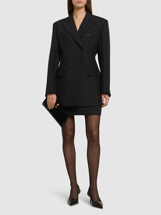 Michael Kors Collection - 双排扣华达呢西服夹克