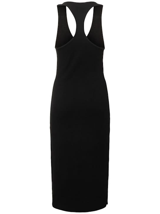 Michael Kors Collection: Abito midi in cashmere con spacco