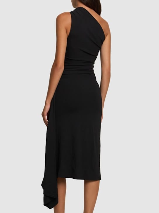 Michael Kors Collection: Abito midi monospalla drappeggiato
