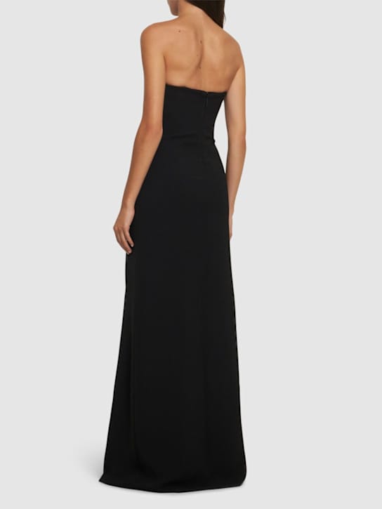16arlington: Strapless maxi dress with slits