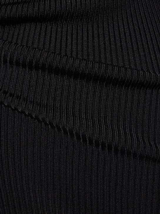 David Koma: Abito lungo monospalla in maglia