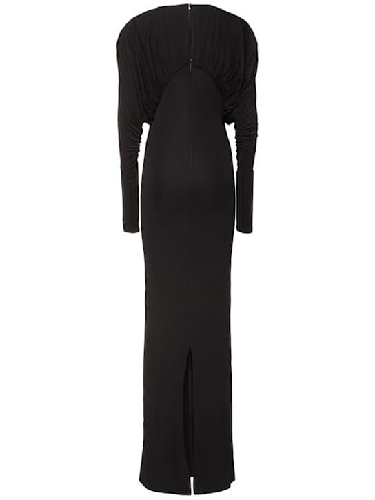 16arlington: Draped jersey maxi dress