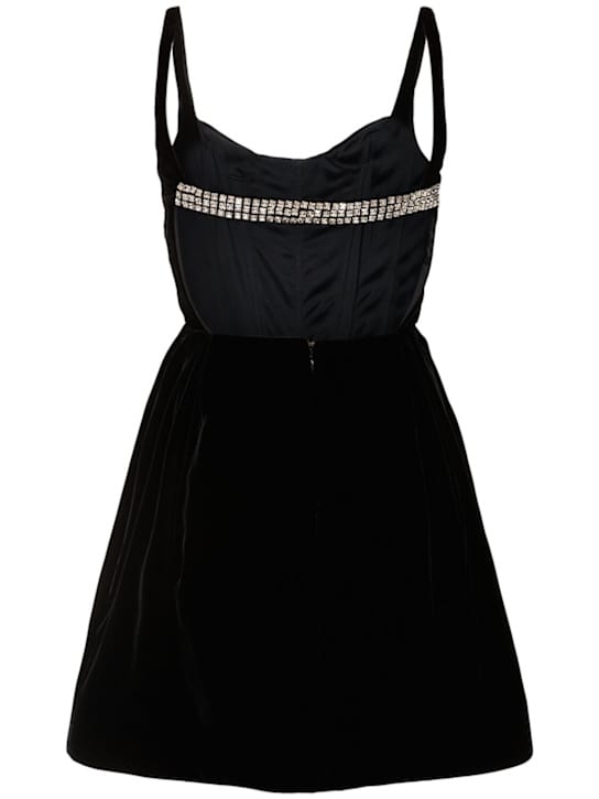 Giambattista Valli: Crystal-embellished A-line minidress