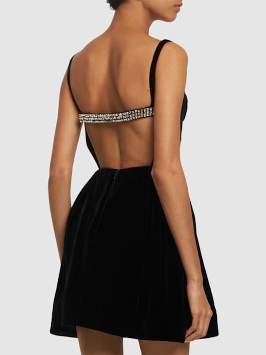 Giambattista Valli: Crystal-embellished A-line minidress
