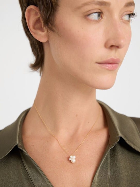 Sophie Bille Brahe - Bisou Simple 14kt金&珍珠项链