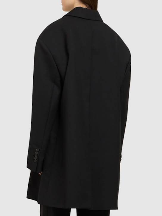 Wardrobe.nyc: 大廓形双排扣羊毛大衣