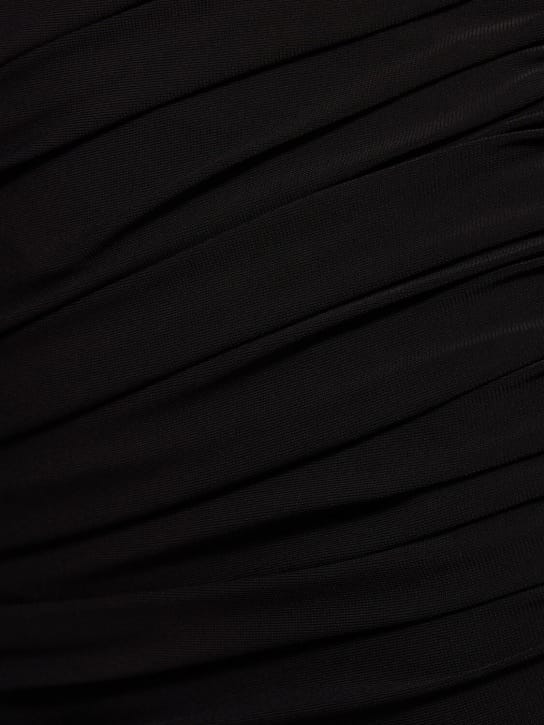 The Attico: Draped mini dress with cut-outs