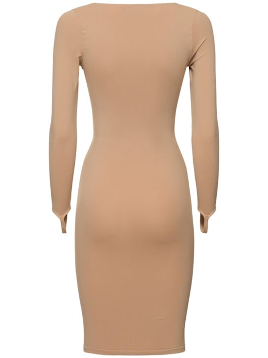 Andreadamo: Stretch-jersey midi dress