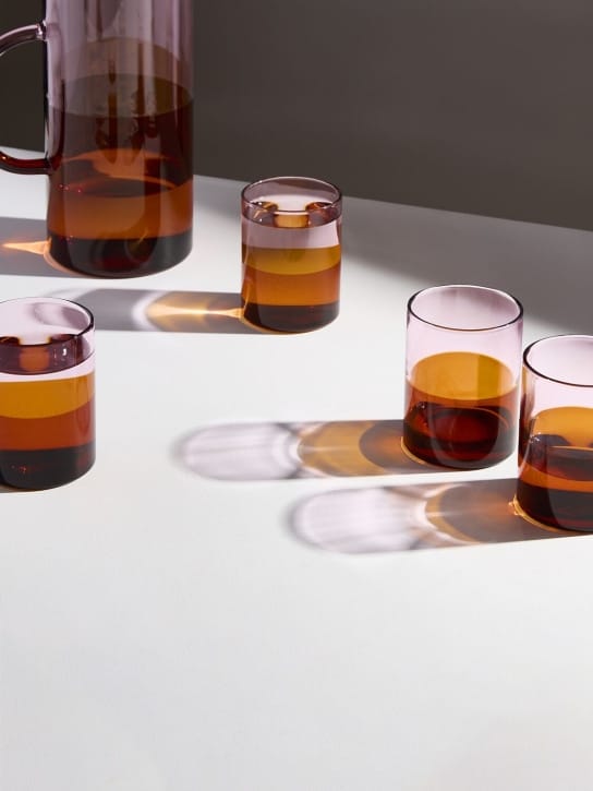 FAZEEK: 双色玻璃杯4个套装