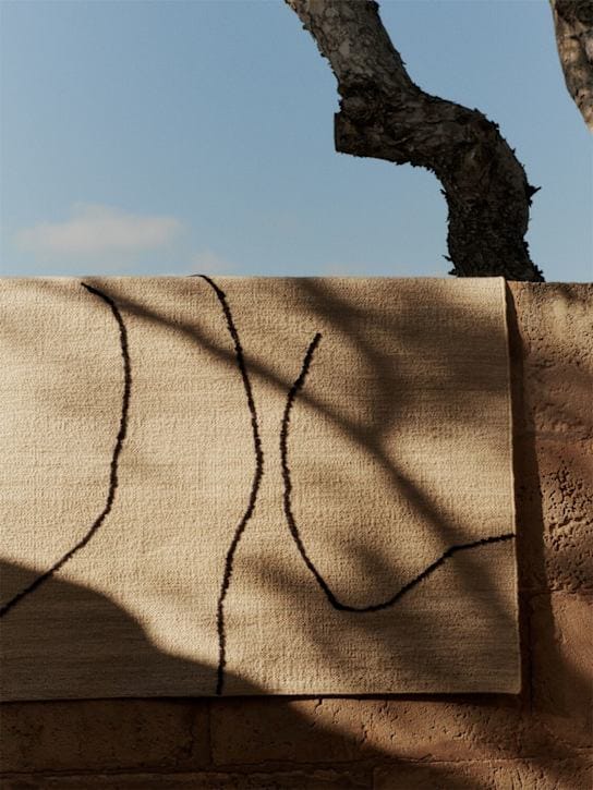 Ferm Living - Gesso手工编织手纺黄麻地毯