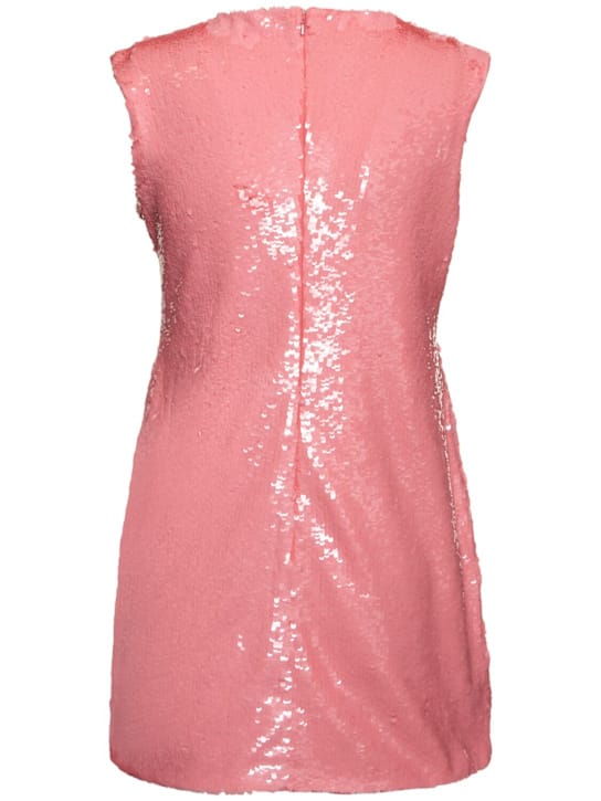 JW Anderson: Cotton mini dress with sequins