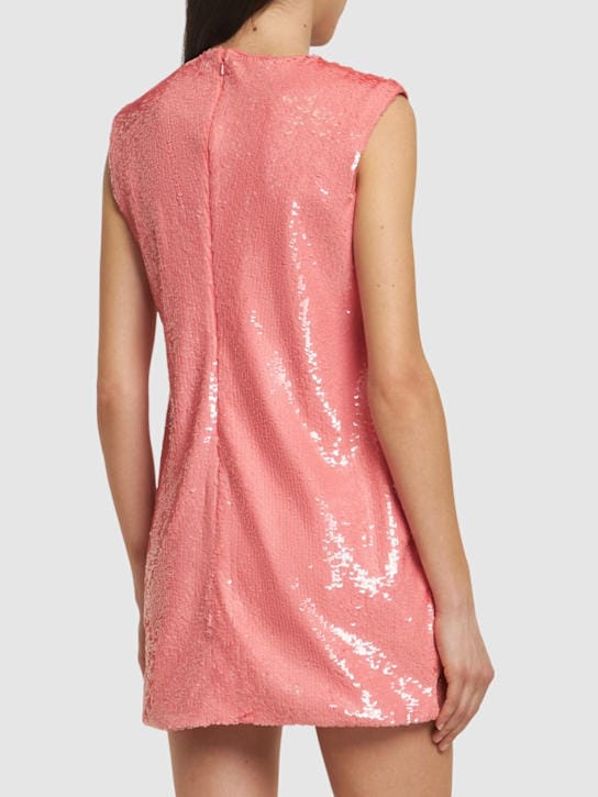 JW Anderson: Cotton mini dress with sequins